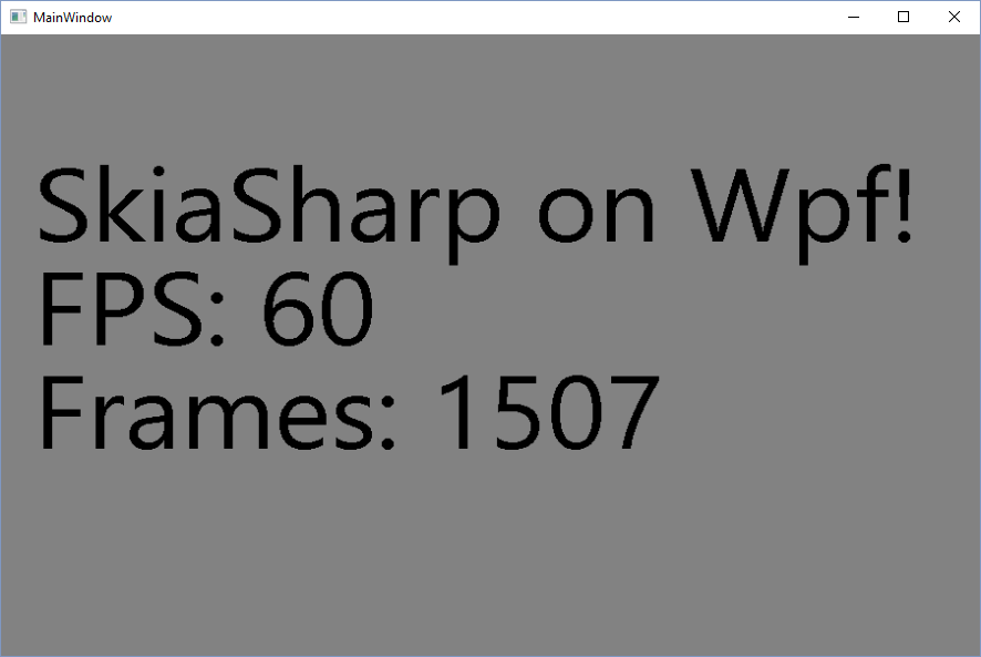 Screenshot of SkiaSharp Wpf Example Application